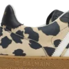Balmain Swan Sneakers aus Wildleder mit Leopardenmuster Balmain Swan Sneakers aus Wildleder mit Leopardenmuster