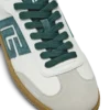 Balmain Swan Sneakers aus Wildleder und Glattleder Balmain Swan Sneakers aus Wildleder und Glattleder