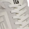 Balmain Swan Sneakers aus Wildleder und Glattleder Balmain Swan Sneakers aus Wildleder und Glattleder