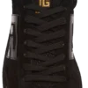 Balmain Swan Sneakers aus Wildleder und Lackleder Balmain Swan Sneakers aus Wildleder und Lackleder