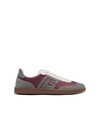 Balmain Swan Sneakers aus Wildleder und Nylon