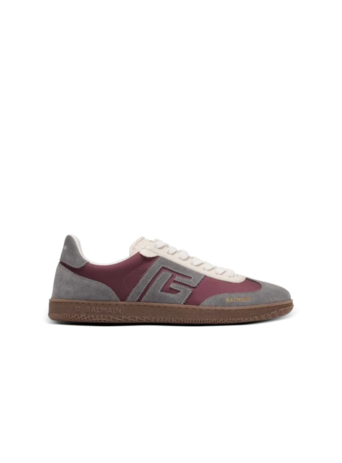 Balmain Swan Sneakers aus Wildleder und Nylon Balmain Swan Sneakers aus Wildleder und Nylon