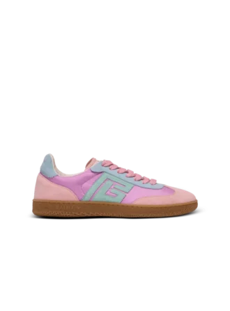 Balmain Swan Sneakers aus Wildleder und Nylon