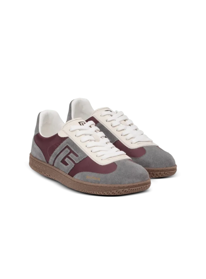 Balmain Swan Sneakers aus Wildleder und Nylon Balmain Swan Sneakers aus Wildleder und Nylon