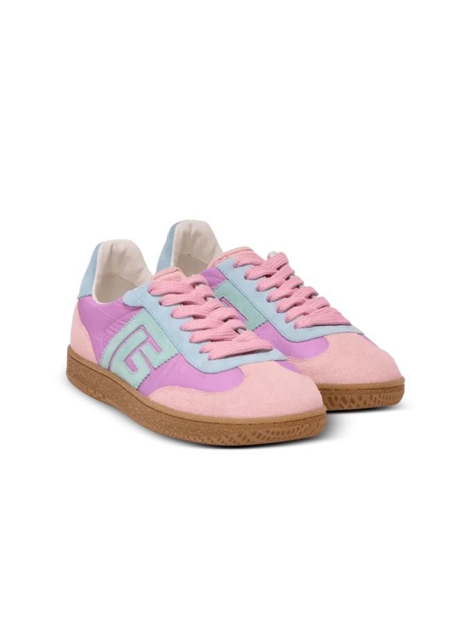 Balmain Swan Sneakers aus Wildleder und Nylon Balmain Swan Sneakers aus Wildleder und Nylon