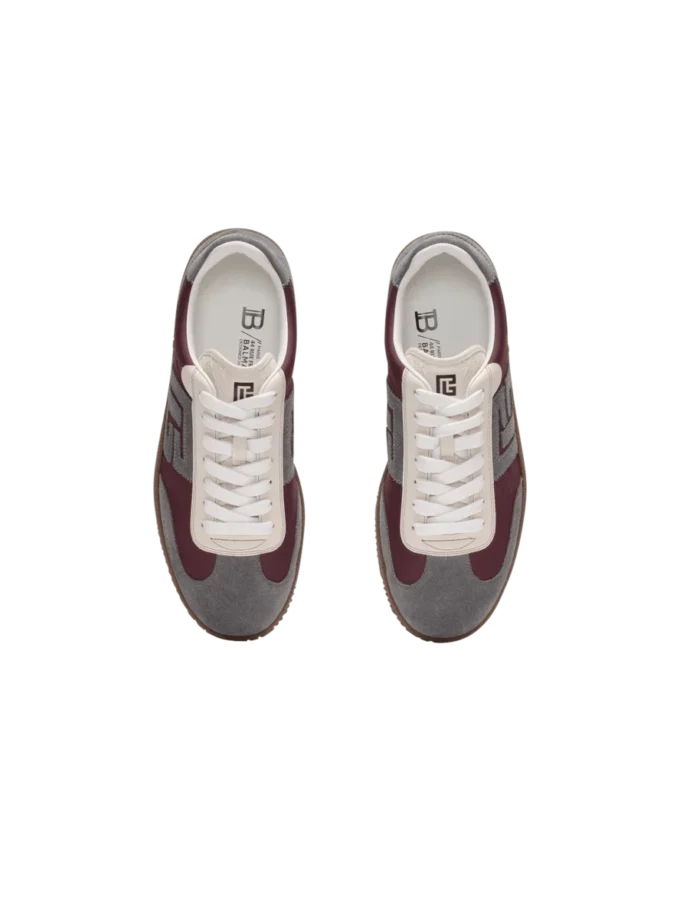 Balmain Swan Sneakers aus Wildleder und Nylon Balmain Swan Sneakers aus Wildleder und Nylon