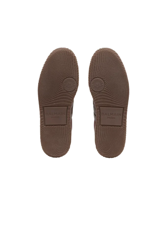 Balmain Swan Sneakers aus Wildleder und Nylon Balmain Swan Sneakers aus Wildleder und Nylon