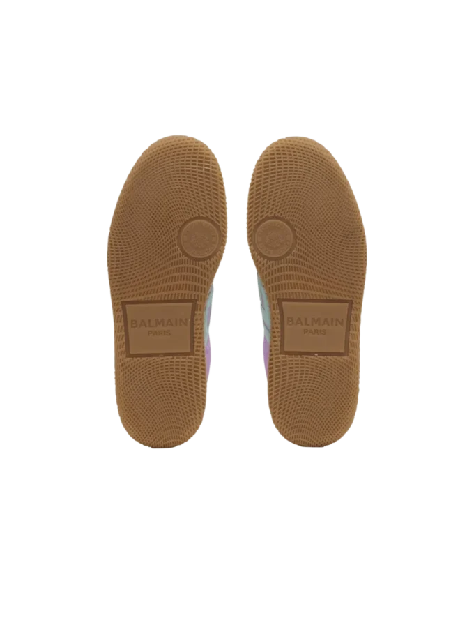 Balmain Swan Sneakers aus Wildleder und Nylon Balmain Swan Sneakers aus Wildleder und Nylon
