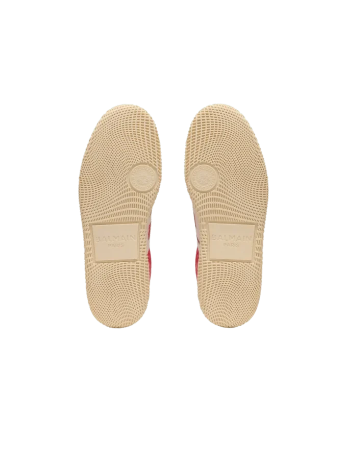 Balmain Swan Sneakers aus Wildleder und Nylon Balmain Swan Sneakers aus Wildleder und Nylon