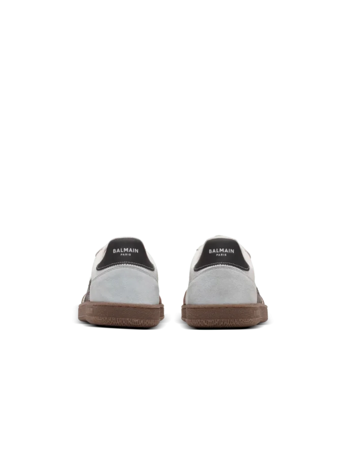 Balmain Swan Sneakers aus Wildleder und Nylon Balmain Swan Sneakers aus Wildleder und Nylon