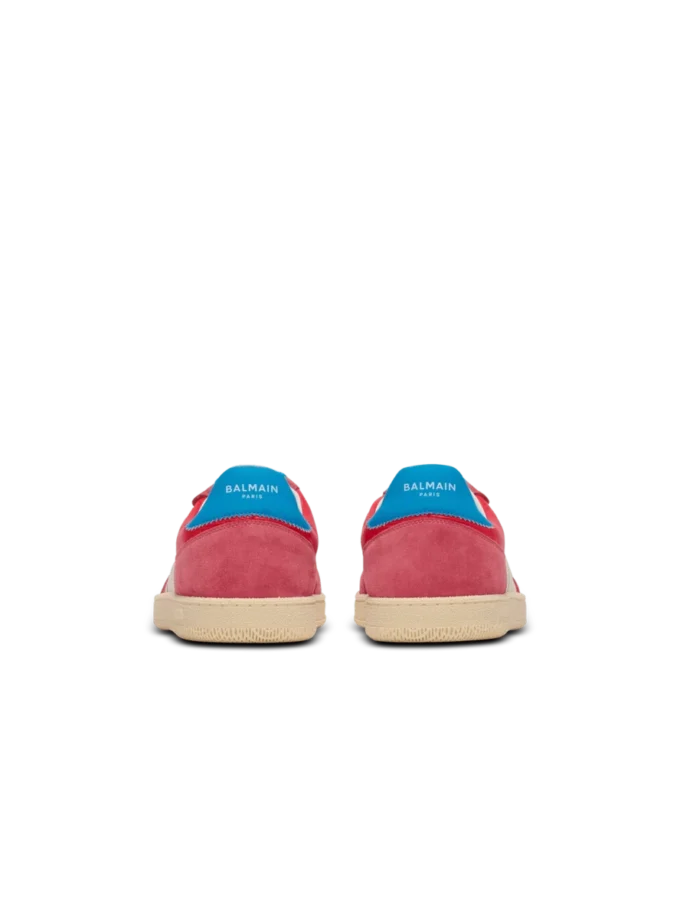 Balmain Swan Sneakers aus Wildleder und Nylon Balmain Swan Sneakers aus Wildleder und Nylon