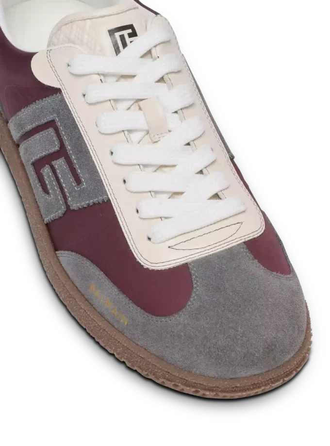 Balmain Swan Sneakers aus Wildleder und Nylon Balmain Swan Sneakers aus Wildleder und Nylon