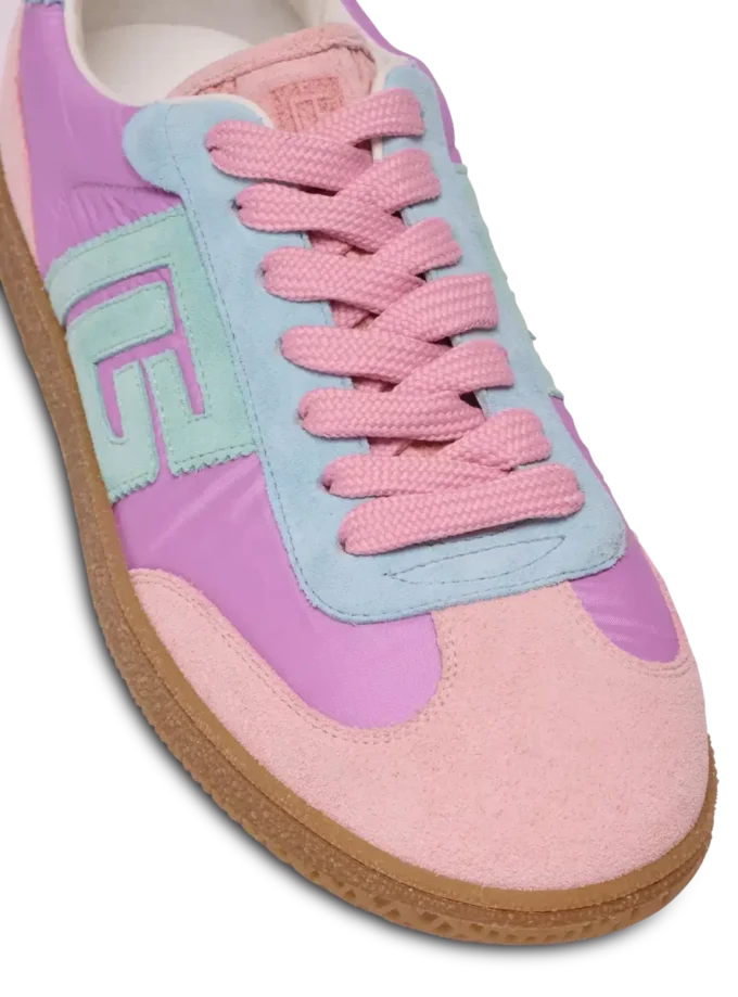 Balmain Swan Sneakers aus Wildleder und Nylon Balmain Swan Sneakers aus Wildleder und Nylon