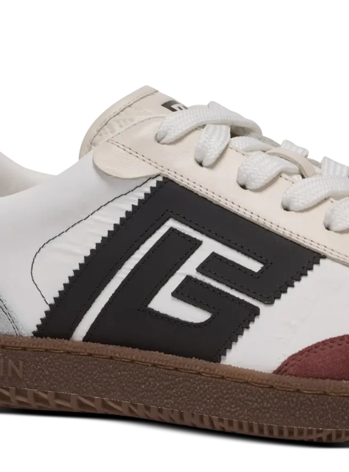 Balmain Swan Sneakers aus Wildleder und Nylon Balmain Swan Sneakers aus Wildleder und Nylon