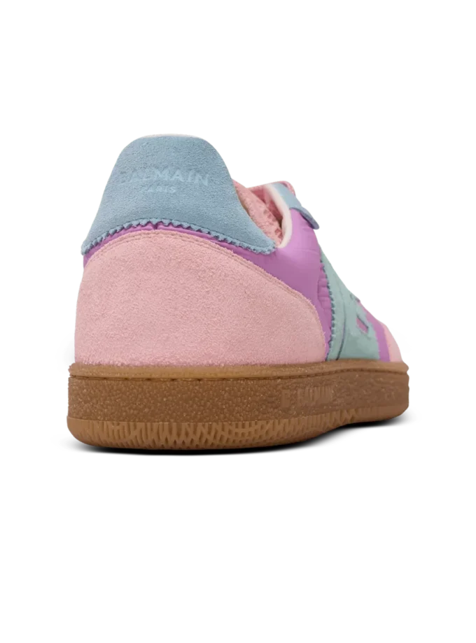 Balmain Swan Sneakers aus Wildleder und Nylon Balmain Swan Sneakers aus Wildleder und Nylon