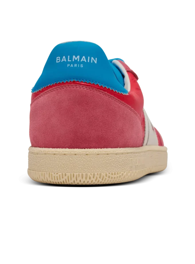 Balmain Swan Sneakers aus Wildleder und Nylon Balmain Swan Sneakers aus Wildleder und Nylon