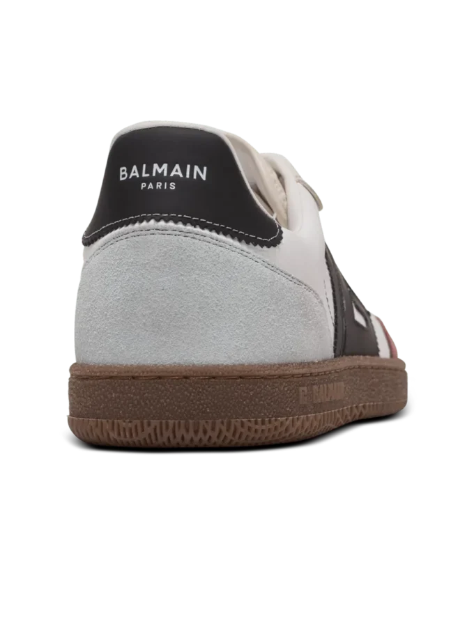 Balmain Swan Sneakers aus Wildleder und Nylon Balmain Swan Sneakers aus Wildleder und Nylon