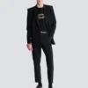 Balmain T-Shirt mit Chaînes-Logo-Print Balmain T-Shirt mit Chaînes-Logo-Print