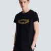 Balmain T-Shirt mit Chaînes-Logo-Print Balmain T-Shirt mit Chaînes-Logo-Print