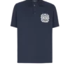 Baumwoll-Poloshirt mit Écusson-Print Baumwoll-Poloshirt mit Écusson-Print