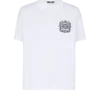 Baumwoll-Poloshirt mit Écusson-Print Baumwoll-Poloshirt mit Écusson-Print