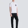 Baumwoll-Poloshirt mit Écusson-Print Baumwoll-Poloshirt mit Écusson-Print