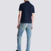 Baumwoll-Poloshirt mit Écusson-Print Baumwoll-Poloshirt mit Écusson-Print