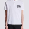 Baumwoll-Poloshirt mit Écusson-Print Baumwoll-Poloshirt mit Écusson-Print