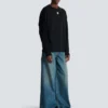 Baumwoll-Sweatshirt mit PB-Stickerei Baumwoll-Sweatshirt mit PB-Stickerei