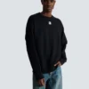Baumwoll-Sweatshirt mit PB-Stickerei Baumwoll-Sweatshirt mit PB-Stickerei
