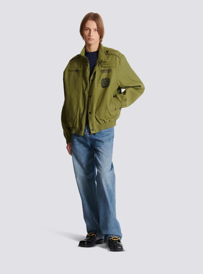 Baumwolljacke im Fliegerstil Baumwolljacke im Fliegerstil