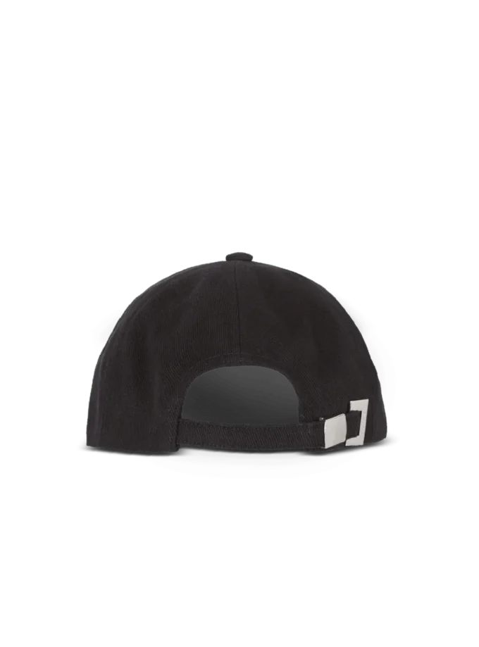 Baumwollkappe mit Balmain Signature-Stickerei Baumwollkappe mit Balmain Signature-Stickerei