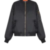Bedruckte Nylon-Bomberjacke Bedruckte Nylon-Bomberjacke