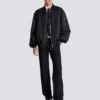 Bedruckte Nylon-Bomberjacke Bedruckte Nylon-Bomberjacke