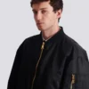 Bedruckte Nylon-Bomberjacke Bedruckte Nylon-Bomberjacke