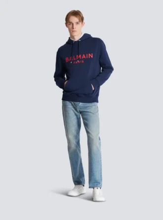 Bedruckter Balmain Paris Hoodie