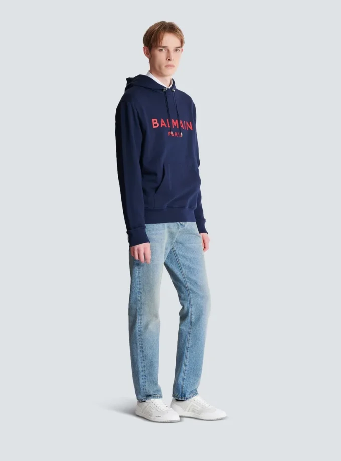 Bedruckter Balmain Paris Hoodie Bedruckter Balmain Paris Hoodie