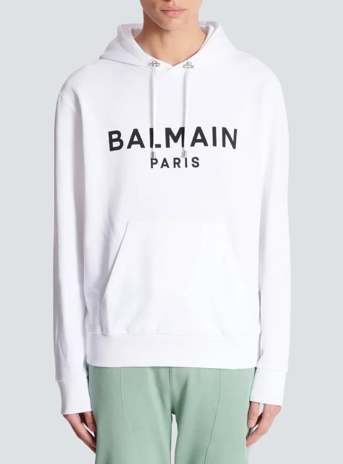 Bedruckter Balmain Paris Hoodie Bedruckter Balmain Paris Hoodie