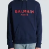 Bedruckter Balmain Paris Hoodie Bedruckter Balmain Paris Hoodie