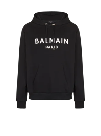 Bedruckter Baumwoll-Hoodie