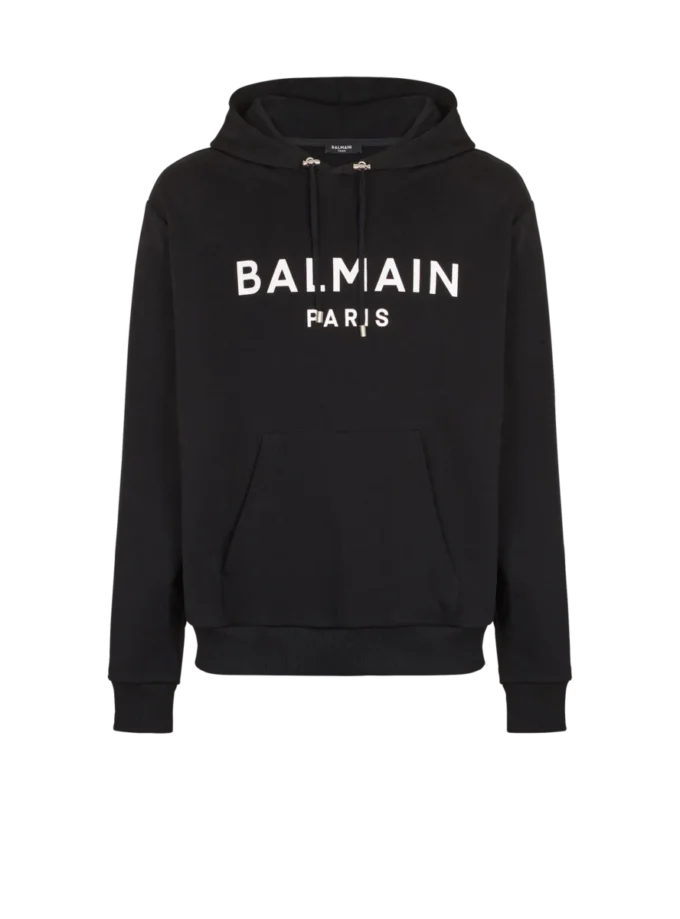 Bedruckter Baumwoll-Hoodie Bedruckter Baumwoll-Hoodie