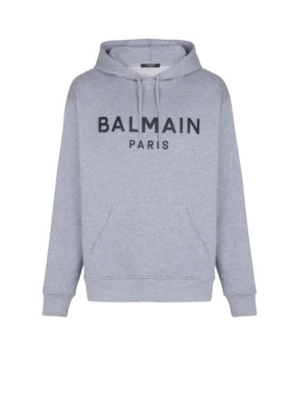 Bedruckter Baumwoll-Hoodie