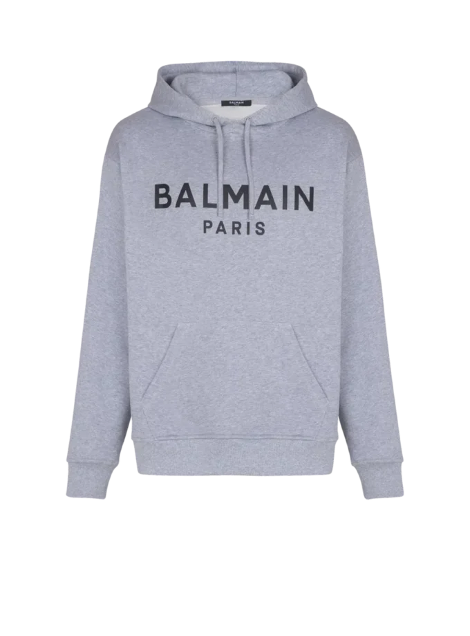 Bedruckter Baumwoll-Hoodie Bedruckter Baumwoll-Hoodie