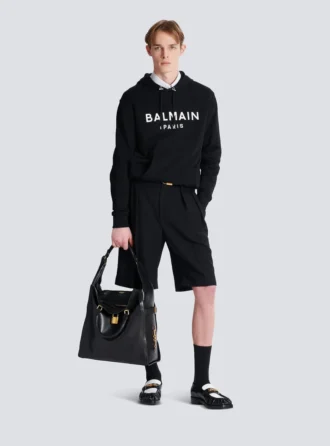 Bedruckter Baumwoll-Hoodie