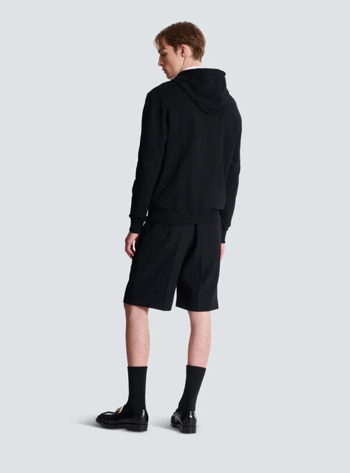 Bedruckter Baumwoll-Hoodie Bedruckter Baumwoll-Hoodie
