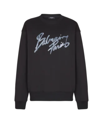 Bedrucktes Baumwoll-Sweatshirt