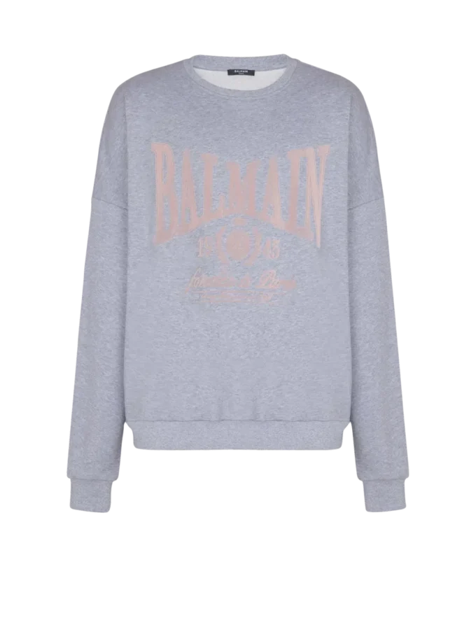 Bedrucktes Baumwoll-Sweatshirt Bedrucktes Baumwoll-Sweatshirt