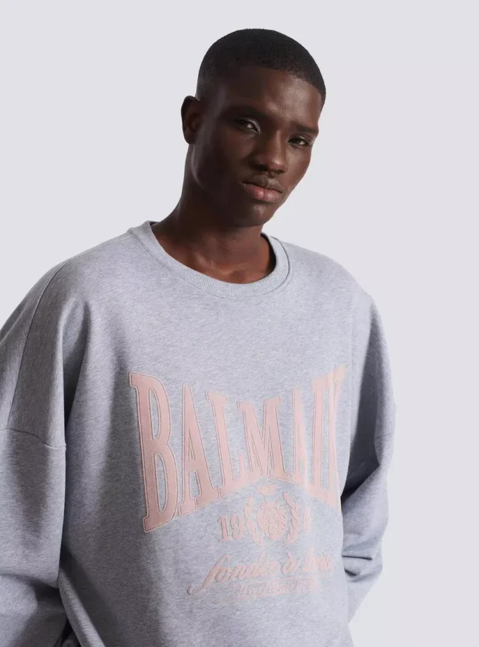 Bedrucktes Baumwoll-Sweatshirt Bedrucktes Baumwoll-Sweatshirt