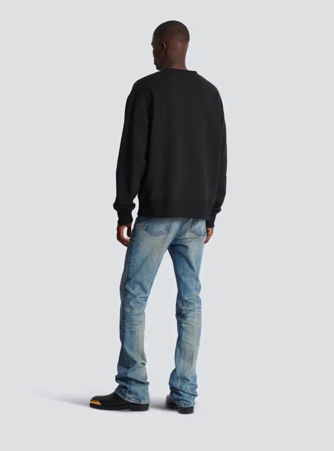 Bedrucktes Baumwoll-Sweatshirt Bedrucktes Baumwoll-Sweatshirt