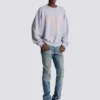 Bedrucktes Baumwoll-Sweatshirt Bedrucktes Baumwoll-Sweatshirt